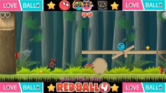 Love Balls in Red Ball 4 ❤️ Blue Ball & Pink Ball & Boss Fights All Levels 16 - 30 Full Walkthrough смотреть онлайн