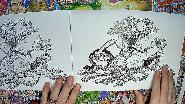#LearnHowToDraw #ScribbleSketch KILLER MUSHROOM! #cartoon #comics #drawing