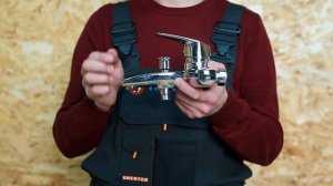 Смеситель Am.Pm Gem для ванны с душем (арт. F9010000) . Обзор, Распаковка