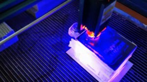 Лазерная гравировка на стекле. Прости Jack Daniels. Sculpfun S9