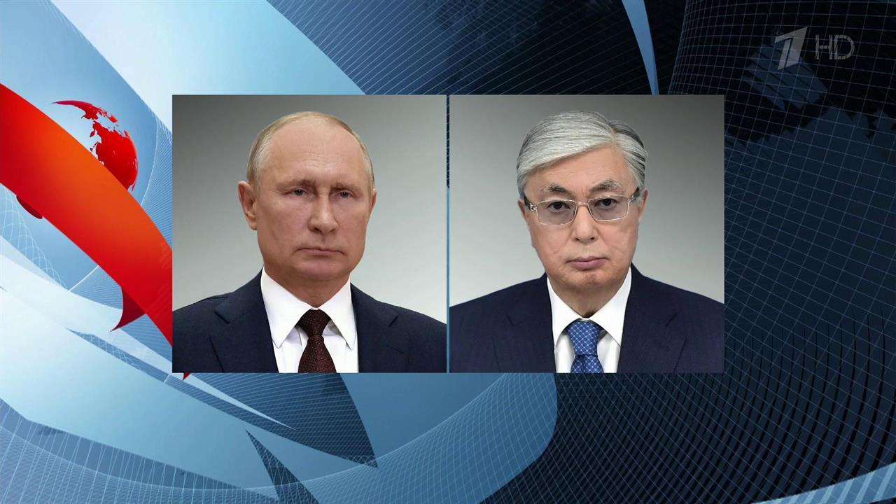 Ход специальной военной операции и переговоры Моск...о телефону Владимир Путин и Касым-Жомарт Токаев