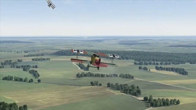 Albatros DII 30 plane dogfight Rise of Flight смотреть онлайн