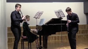 Ф.Мендельсон Концертный дуэт номер 2 для 2-х кларнетов, часть 1