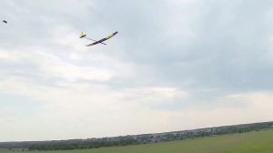 RC glider (F5j) & aerobatic flight RC airplane /  Радиоуправляемый планер и акро полет РУ самолета.
