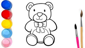 Как Нарисовать Мишку Игрушку Для Детей