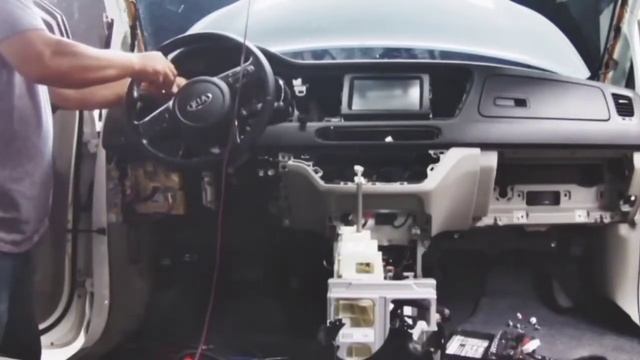 HOW TO REMOVE DASHBOARD AND AIRCON EVAPORATOR.KIA CARNIVAL 2020 смотреть онлайн