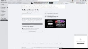 How to Redeem ROBUX codes! (Step by Step)