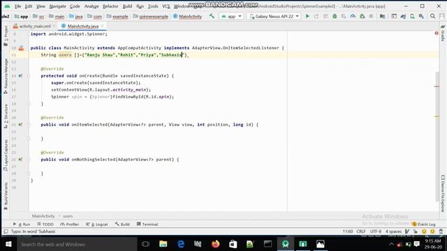 How To Set Spinner in android studio? Spinner in android studio?