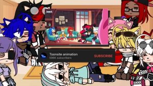 Sonic characters react to Sonic memes||sonadow??|| sus very sus