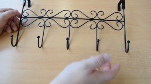 Как повесить вешалку на дверь без применения дрели