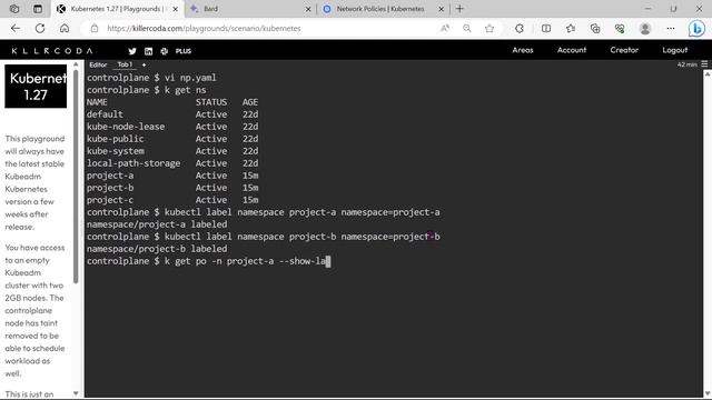 Certified Kubernetes Administrator (CKA) Exam Practice Questions - 2023 - Part 9 - Network Polices