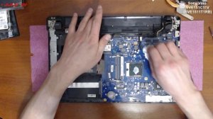 ? Sony Vaio SVE151C11V ( SVE1511T1RB ) разборка , комплексная чистка , замена термопасты