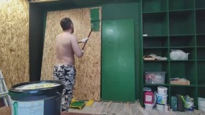 Создание шкафа на всю стену. Начало