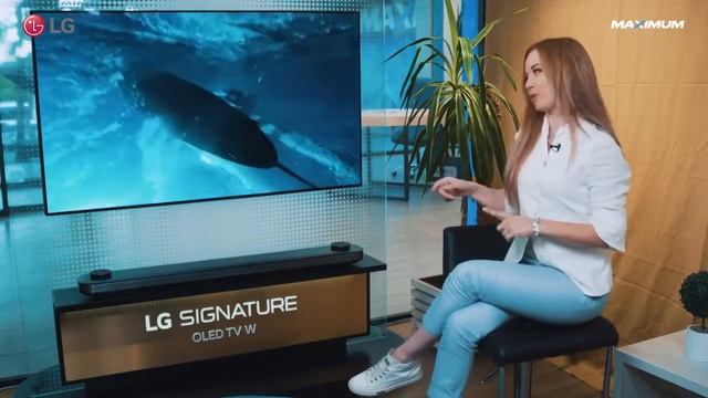 LG SIGNATURE - OLED телевизор, воспроизводящий исключительные цвета