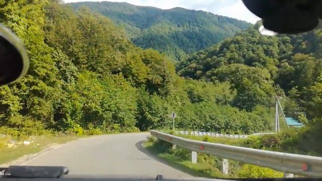 33 Водопада Сочи. Дорога от села Шахе до 33 Водопада. смотреть онлайн