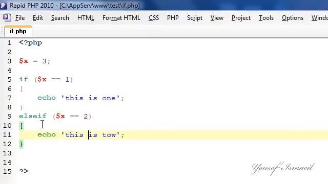 13 PHP elseif statement смотреть онлайн