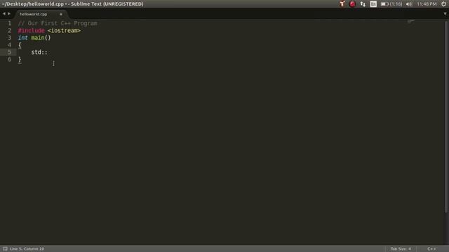 C++ Programming Language Tutorial | Writing first C++ program : Hello World example | GeeksforGeeks