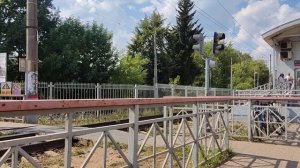 Грузовой Поезд на платформе Истра