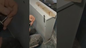 установка шкафчика в ванной (как делаю я)