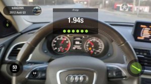 Audi Q3 2.0 ICT stage1 разгон 0-100