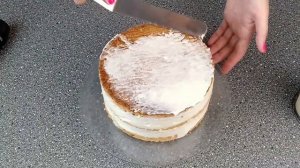 Стабильный вкусный крем для выравнивания торта