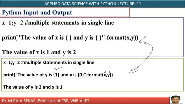 Python Input and Output  LEC11
