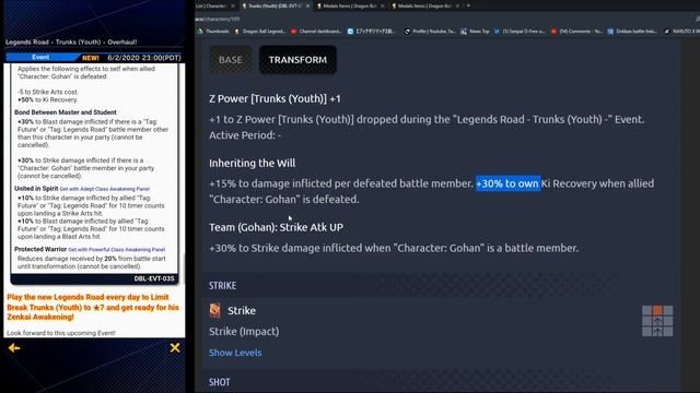 YOU MUST GRIND HIM! FREE* Legends Road Trunks ZENKAI & REVAMP! Dragon Ball Legends смотреть онлайн
