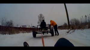 Развлекаемся. Просто катаемся на мотоблоке. Покатушки #11