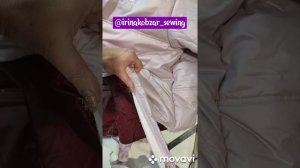 Как укоротить пояс куртки по объему?