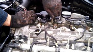 Снятие форсунки mercedes w210(s210) 2.2cdi OM611