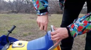 Замена аккумулятора на детской электрической машинке.