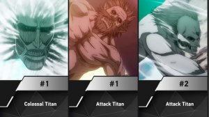 All Summoned Titans of Ymir Fritz from Attack on Titan