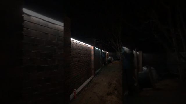 Подсветка забора смотреть онлайн