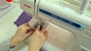 Как шить двойной иглой. Настройки для идеальной строчки.