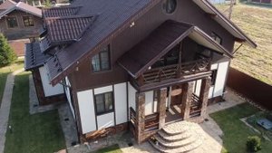 Облицовка дома фиброцементными панелями