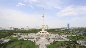 Turkmenistan flycam Ashgabat Awaza