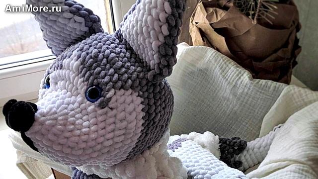 Амигуруми: схема Пижамница Хаски | Игрушки вязаные крючком