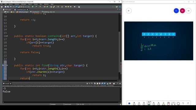 Linear Search | 1D Array | 2D Array | String Search смотреть онлайн