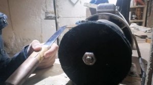 Полировка рукояти ножа#Бурятский нож кочевника