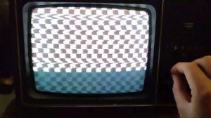 Переносной цветной телевизор "Электроника ЛЦ-430" в процессе ремонта , промежуточный результат.