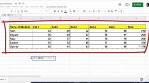 Filter formula in Google sheet@COMPUTEREXCELSOLUTION