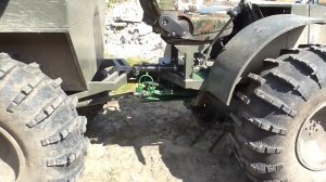 Установка дополнительного оборудования: ГУР ГАЗ-66 на вездеход-"переломку".