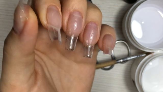 Наращивание ногтей/Baby boomer nails
