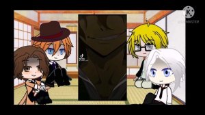 ✨Реакция великих бродячих псов на чую✨ (взята с тик ток)