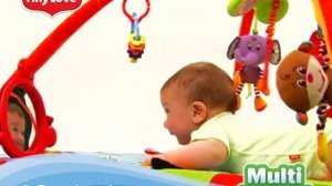 Tiny Love Развивающий коврик Move & play Разноцветное сафари.flv