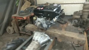#самодельный #мини погрузчик мини погрузчик установка КПП