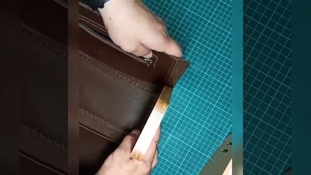 сумка с деревянными вставками. смотреть онлайн