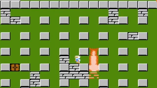 BOMBERMAN NES, Бомбермен Dendy gameplay 10 levels [050] смотреть онлайн
