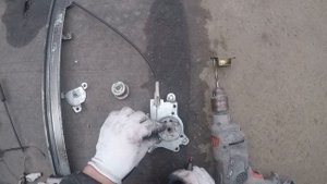 Порвался трос,ремонт электростеклоподъёмника.Ланос.