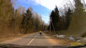 Коньковый ход Лыжероллерах  , из  Михалево в Якшино